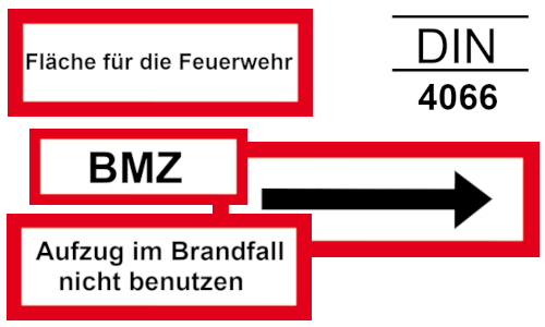 FW Hinweisschilder Kunststoff