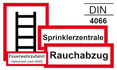 FW Hinweisschilder Aluminium