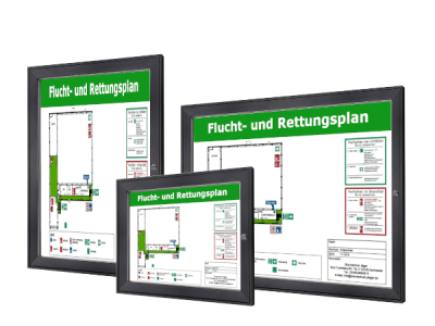 Schaukästen S-Schwarz