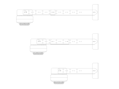 Melderhalter Wandmontage