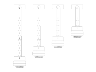 Melderhalter Deckenmontage