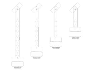 Melderhalter Schrägdeckenmontage