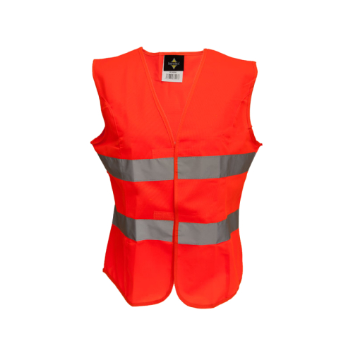 Warnweste Frankfurt Damen fluoreszierend orange VPE 5 Stück