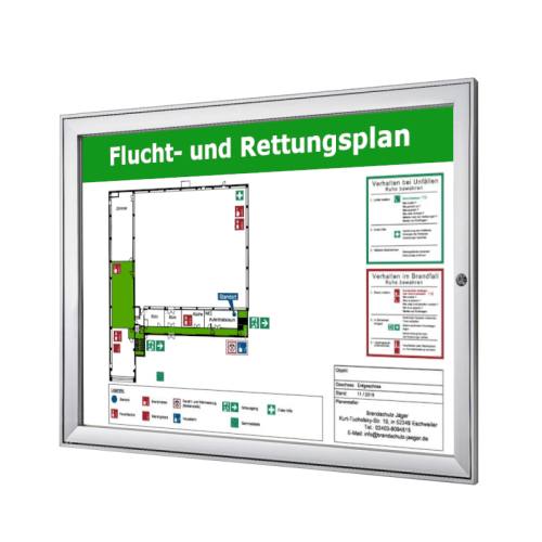 Schaukasten S-Silber DIN A1