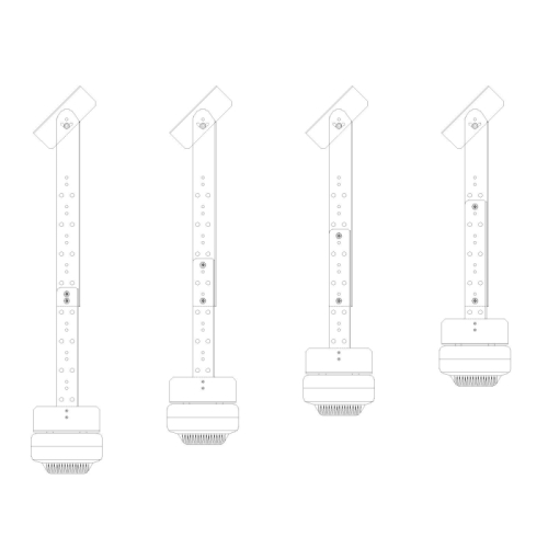 Melderhalter Schrägdeckenmontage universal