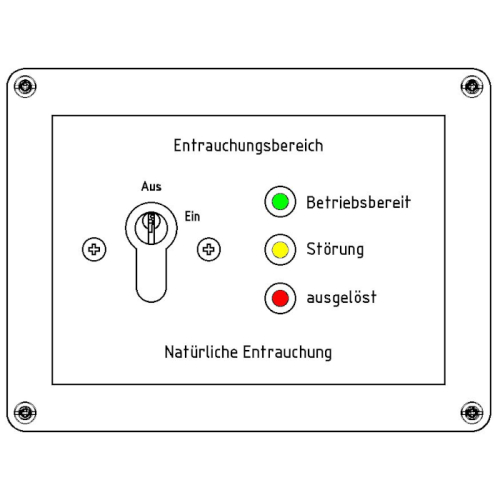 Feuerwehrtableau N1603 - 24VDC