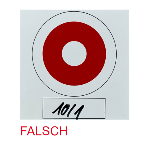 Melderschild automatischer Brandmelder