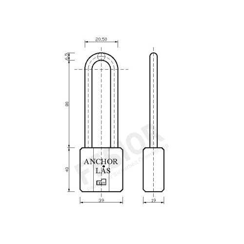 Anchor Lås 810/80