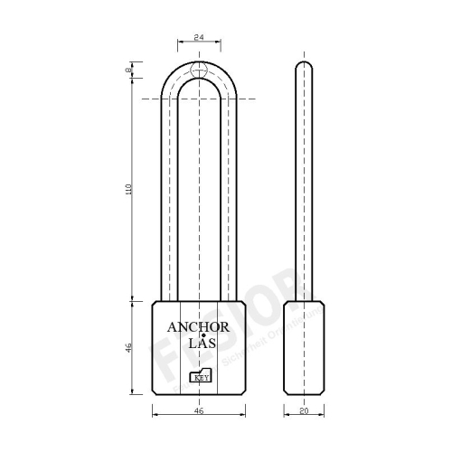 Anchor Lås 820/110