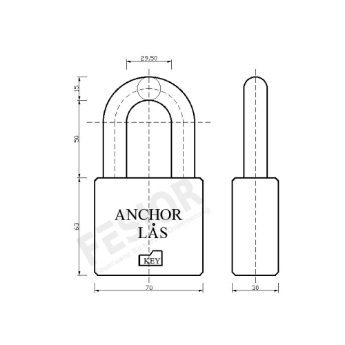 Anchor Lås 880/50