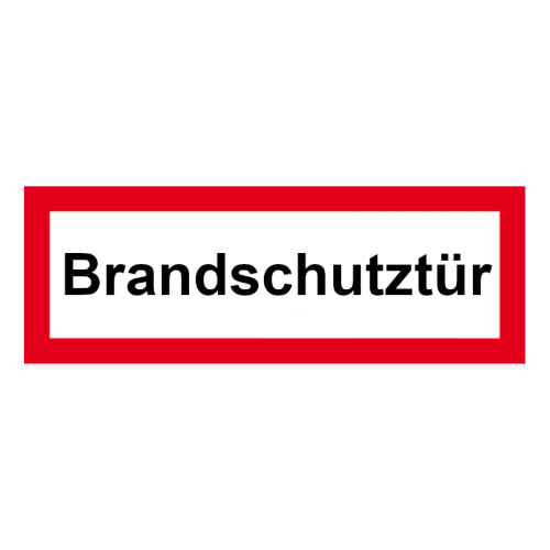 FW Hinweisschild Brandschutztür A 297x105 mm