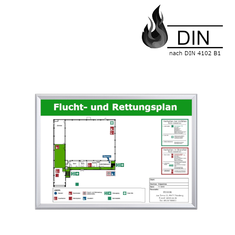 Bilderrahmen Fr Flucht Und Rettungsplne
