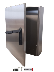 Wandschrank für Feuerwehrpläne V2A A3 PHZ Maxi