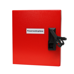 Wandschrank für Feuerwehrpläne Außen A4 PHZ Doppelschwenkhebel