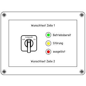 Feuerwehrtableau N1601 - 24VDC