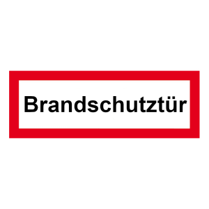 FW Hinweisschild Brandschutztür F 105x297 mm