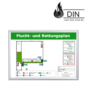 Klapprahmen B1-Silber DIN A2 32 mm