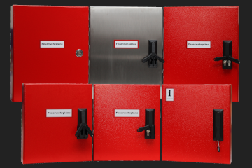 Wandschränke für Feuerwehrpläne